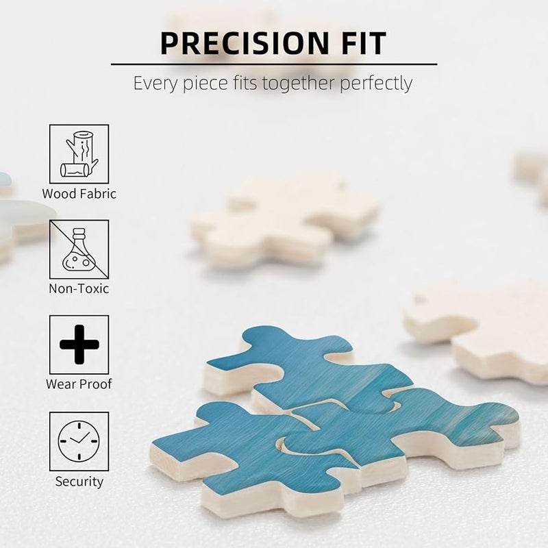 غروب الشمس في برشلونة 1000 قطعة لغز للأشخاص البالغين ديكور المنزل 29.5 × 19.7 بوصة - Image 4